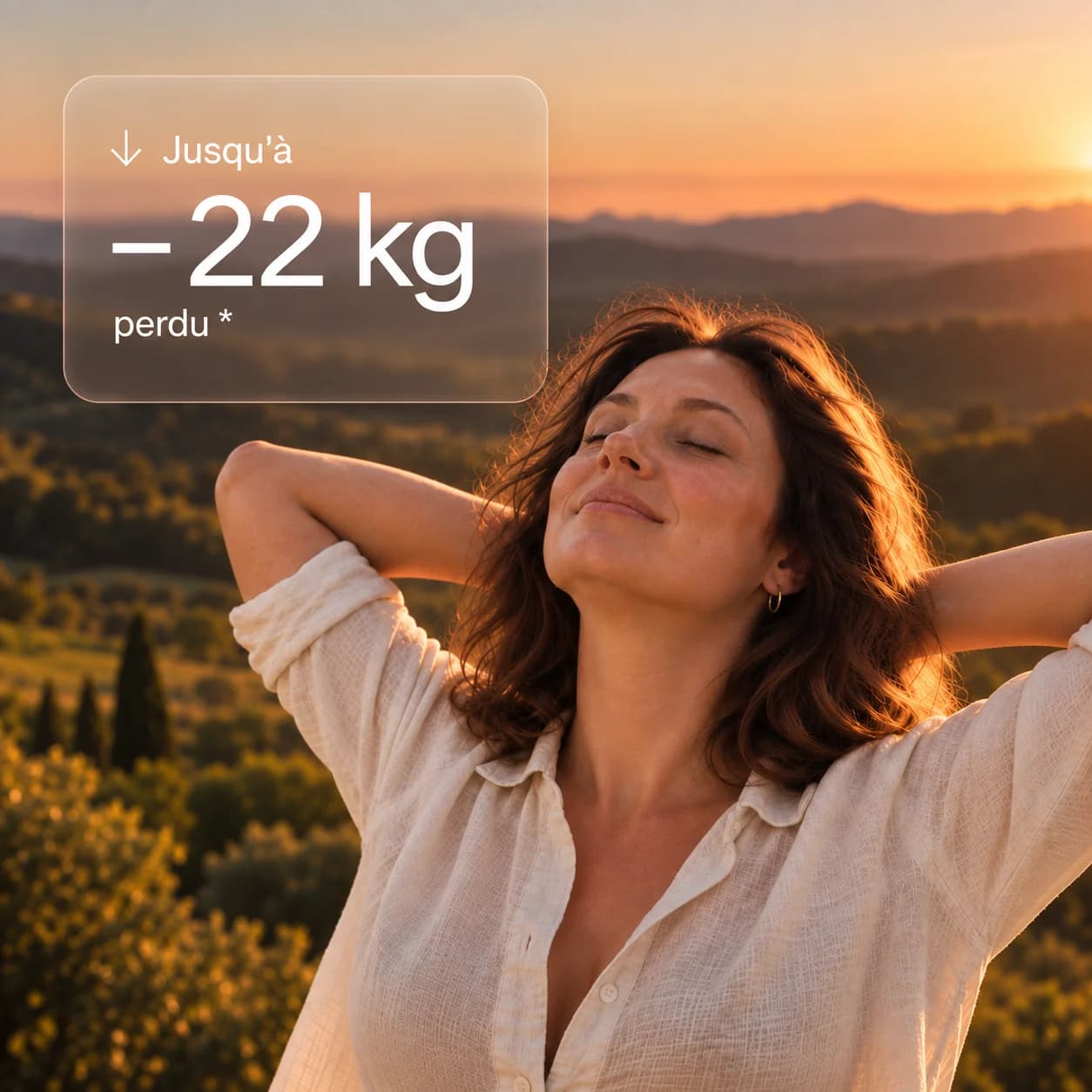 Jusqu’à −22 kg perdu *